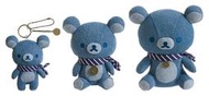 【懶熊部屋】Rilakkuma 日本正版 拉拉熊 懶懶熊 牛仔布系列 丹寧風 單寧風 紙鎮 娃娃 玩偶 吊飾 鑰匙圈