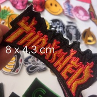Trash embroidery Patch 8x4, 3 cm