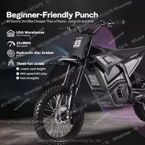 A178 EM-5 Long Range 48V 2500 W Full Size Adult Electric Dirt Bike Off Road Motorcycle Electric Pit 