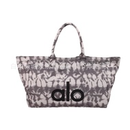 Alo New Yoga Bag Fitness Bag Alo Yoga White Tote Shoulder Bag Canvas Bag Unisex Large Capacity Shopp