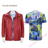 【HX-YAO】Fight Club cosplay Costume Tyler Durden Leather Jacket Coat cosplay