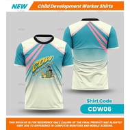 【READY STOCK】CDW Shirt Sublimation Print T-shirt | POLO Shirt