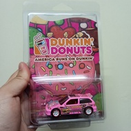 New Hot Wheels Honda Civic EF custom Dunkin Donuts