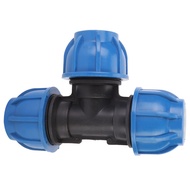 Floorr PE Plastic Water Pipe Fitting 32mm Tee Connector For Connection Hot