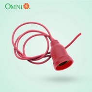 Omni Pigtail / E12 Socket 2A 250V ~ Red E12-102 (RED)