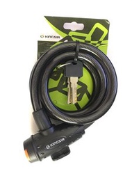 拾 - 優質單車防盜鋼絲鎖/單車鎖(鎖匙款)-新舊包裝隨機發貨