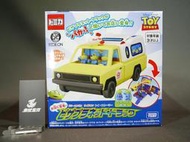 (參號倉庫) 現貨 TOMICA 多美小汽車 / 迪士尼 / 玩具總動員 三眼怪披薩餐車組