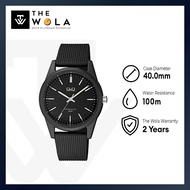 (2 Years Warranty) Q&Q Watch by Citizen VS12J Series Men Analog Watch with Black Rubber Strap