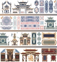 夢長安 中國唐時代 PET 和紙膠帶 台灣製 10米卷