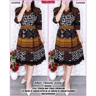 WOMEN'S WOVEN DRESS WITH RECENT MOTIF WIRU FOLDING MOTIF | PARTY DRESS | CHURCH DRESS