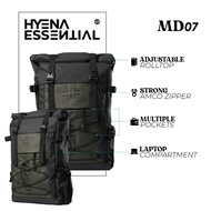 HYENA [MD07] - Essential Stripped Series Waterproof Backpack | Men's Daypack Backpack