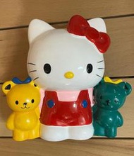 （出清）年代品 Hello Kitty 小熊瓷器