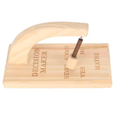 Wooden Decision Selector Wooden Decision Maker Exquisitely Polished Use Innovative Easy Installation