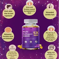 (100% Original) Multi Collagen 5X Premium (120s per botol)