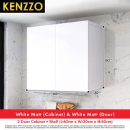 พร้อมส่ง!!! KENZZO:  ตู้ครัวHigh Gloss พร้อมพื้นผิวกันน้ำ/ฐาน ตู้ Cabinet