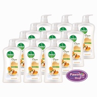 Dettol Onzen Hachimitsu Shea Butter เดทตอล เจลอาบน้ำ น้ำผึ้ง เชีย บัตเตอร์ 450 มล. [12 ขวด สีทอง] คร