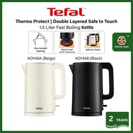 Tefal 1.5 Liter Double Wall Safe to Touch Thermo Protect Kettle Rise KO140AY2 KO1408Y2 KO140A KO1408