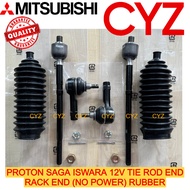 (1 SET) PROTON SAGA PERSONA WIRA SATRIA WAJA GEN 2 Tie Rod End / Rack End / Steering Boot (MITSUBISH