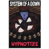 T3XTIL3T3K SYSTEM OF A DOWN HYPNOTIZE Canvas Poster Wall Decorative Art Painting Living Room Bedroom