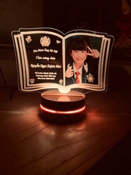 Quà tặng tốt nghiệp in ảnh học sinh - Đèn led 3d in hình theo yêu cầu