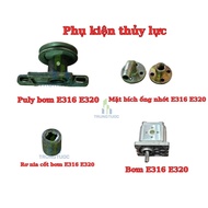 CBT E316 E320 hydraulic pump accessories_ flow 16cc + 20cc