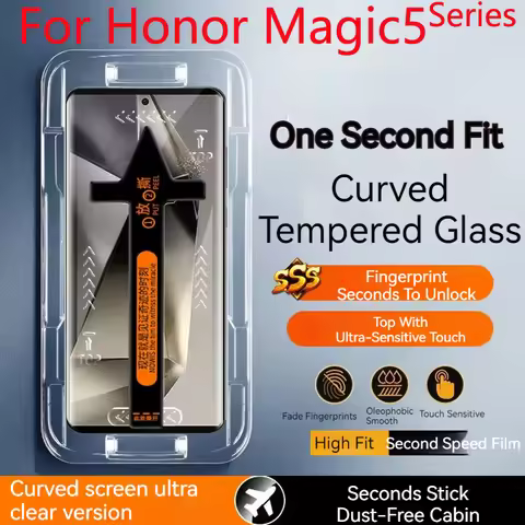 Magic5Ultra Dust-Free Cabin Tempered Glass For Honor Magic 5Pro Screen Protector Magic5 Second Pasti