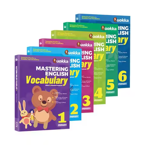 2023 New Mastering English Vocabulary1-3 Grade Singapore Grammar SPA English Learning Materials for 