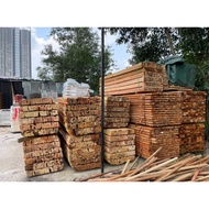 MEGA 1 X 2 (25MM X 50MM) 1BUNDLE TIMBER MHW (MIX HARD WOOD)GRADE B CONSTUCTION WOOD 8feet 10feet 12f