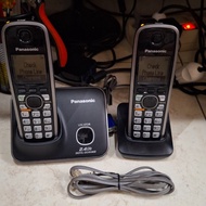 Panasonic Cordless Phone KX-TGA3711BX Sepasang