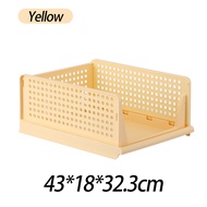 Foldable Stackable Storage Clothes Rack Drawer Basket Wardrobe Clothes Organizer Clothes Storage Box