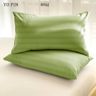 Satin Pillowcase 19 x 29 Inches (48 x 74 cm) Minimal Style Many Colors