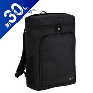 Mizuno Unisex 30L Team Backpack with PC Pocket - Black For Men & Women 33JD3104