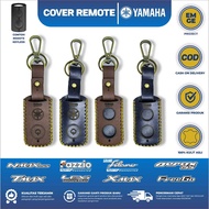 GANTUNGAN Fazzio Keyless Remote Cover Cover - Nmax - Xmax - Tmax - Grand Filano - Aerox - Lexi - Freego - Qbix Genuine Leather Yamaha Keychain