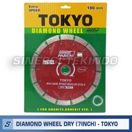 Mata Gerinda Potong Keramik Granit 7 Inch - TOKYO Diamond [7"]