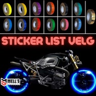 Sticker lis roll List Tire Rims 1cm reflective sticker Tire sticker Motorcycle