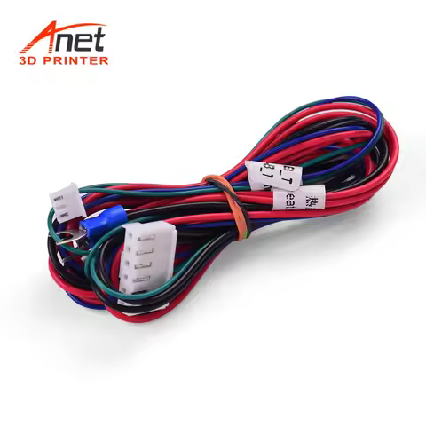 Anet 20AWG Upgrade Heated Bed Cable Hot Bed Line Heatbed Wire Length 90cm for Anet Anet A8 A6 A2 A3 
