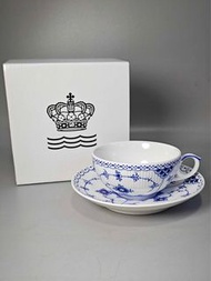 皇家哥本哈根青花骨瓷咖啡杯碟