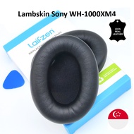 【Stock in SG】 Lambskin Sony XM4 Replacement Sheepskin Ear Pads Real Leather Earpads Cushions