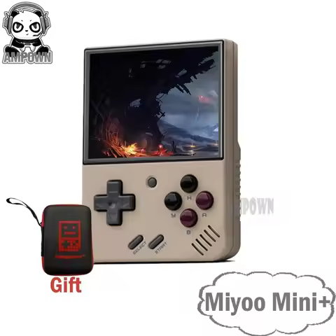 Miyoo Mini Plus 3.5'' IPS Mini+ V3 Handheld Game Console Retro Game Video Console 128GB Cortex-A7 Li