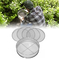 30cm Stainless-Steel Garden Potting Bonsai Compost Soil Sieve With 5 Filters