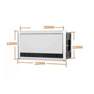 High quality 22cm aluminum metal under-counter electrical box