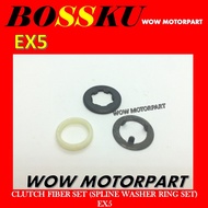 EX5 CLUTCH FIBER SET EX5 SPLINE WASHER RING SET E5 CLUTCH FILBER WASHER SET EX5 CLUTCH FIBER WASHER 