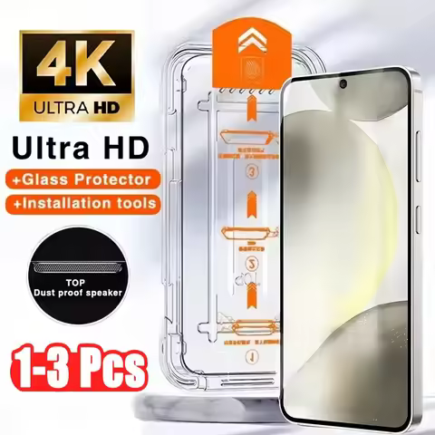 1-3PCS 8K Dust Free Glass For Poco X6 F6 M6 Pro Tempered Glass Film For Redmi Note 13 12 11 10 9 8 P