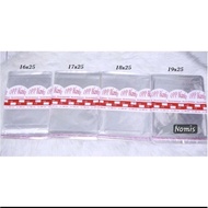 OPP Invitation Plastic 15x25 / 15.5x25 / 16x25 / 16.5x25 / 17x25 / 17.5x25