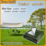 【Free Gift】160g/m2 Multipurpose Tarpaulin 6x12ft 9x12ft 12x16ft 12x19ft 12x25ft Tarpaulin Wholesale 