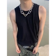 Homemade Silver Lock Necklace