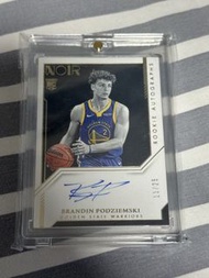 Panini Noir Brandin Podziemski RC Auto /25