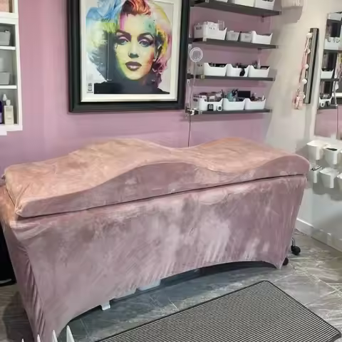 Mattress Eyelash Foam Spa Beauty Bed Curved Topper Beauty Salon Anatomica Lash Mattress Bed Wave Foa