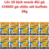 CHIKKI chicken drumstick snack with fried chicken flavor and buffalo sauce, 28g pack