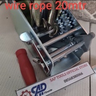 HAND WINCH 3500LBS KATROL SLING BAJA 1500KG WIRE ROPE WINCH - GIARA MART